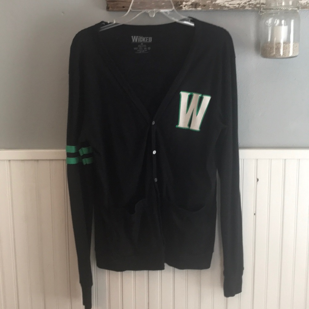 Wicked the musical cardigan size medium